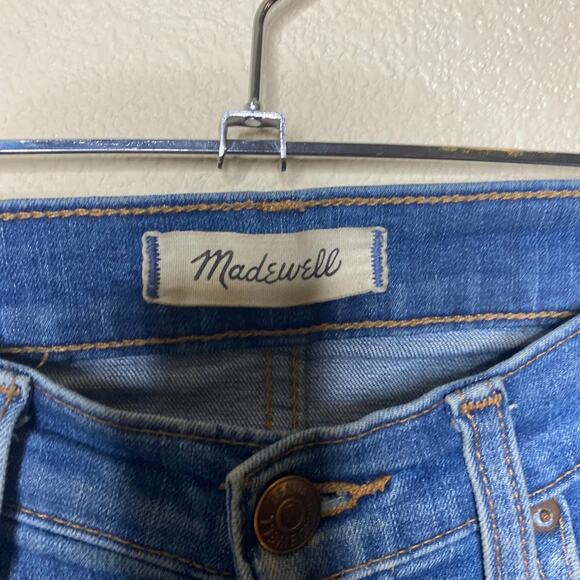 Madewell 11” High Rise Skinny Jeans Denim Medium Wash Size 26 - Picture 10 of 15